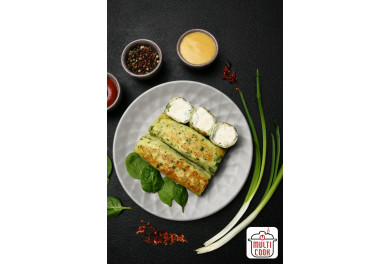 Spinach & Cream Cheese Crepes