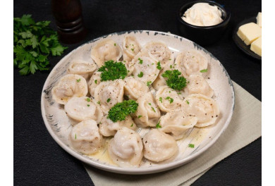 Pork & beef dumplings
