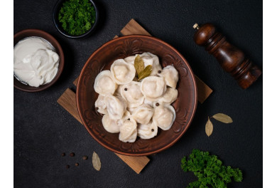 Three Meats dumplings