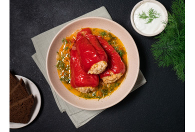 Pork-Stuffed Peppers Homemade Sausage