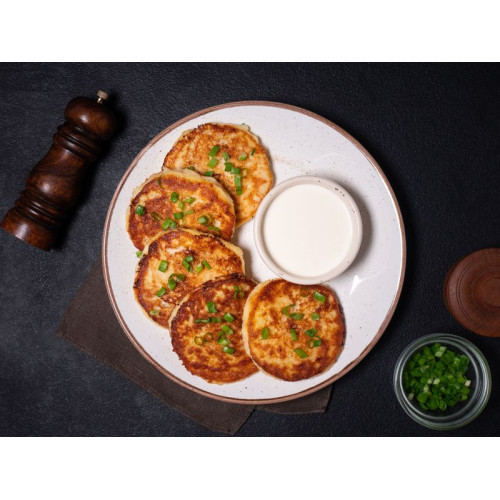 Potato fritters (Deruny) – Zrazy / Deruny